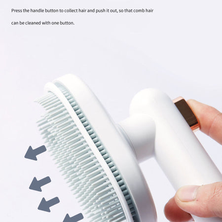 A descriptive image of Snugglebugsupply's Pet Hair Removal -  Pet Hair Brush 