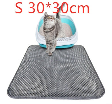 High-quality honeycomb cat mat with waterproof backing for added convenience and hygiene.