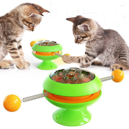 SnuggleBugSupply catnip pet toy in action, keeping a playful kitten entertained and engaged