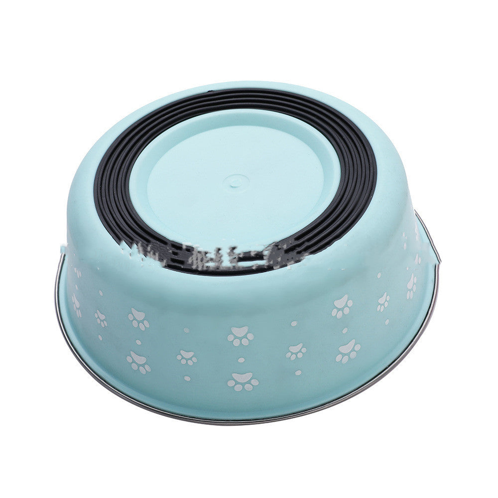 a display image of snugglebugsupply's Pet Stainless Steel Food Bowl