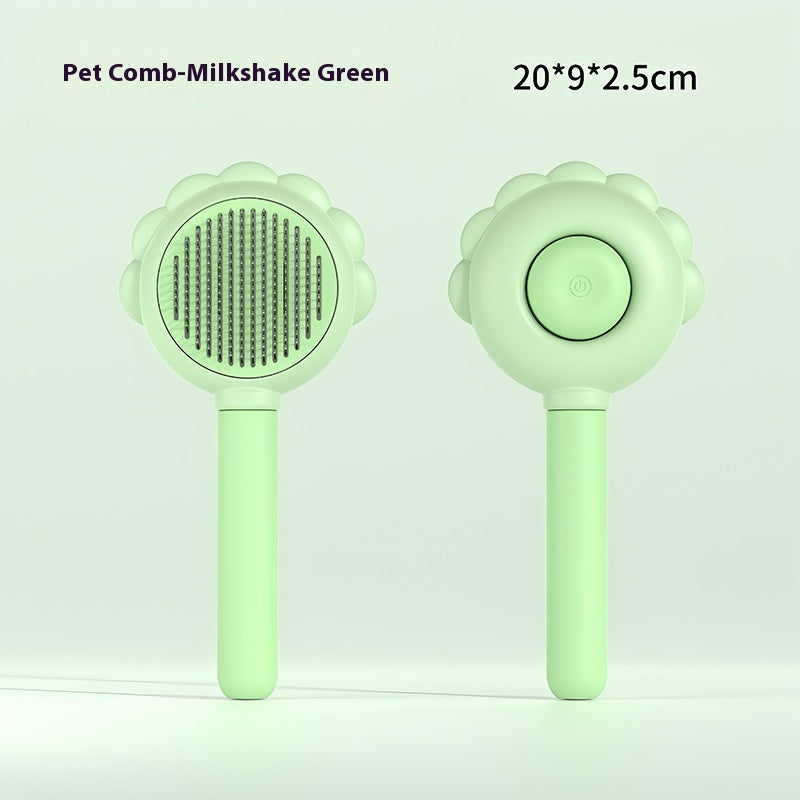 Compact and easy-to-use 2 in 1 pet hair removal brush by SnuggleBugSupply, perfect for home and car cleaning