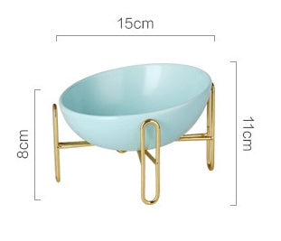 Adjustable-height elevated pet bowl, tailored for growing dogs and cats.