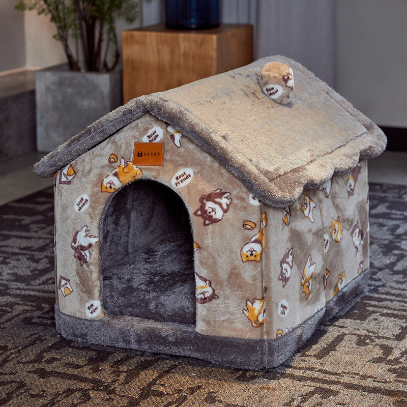 a display image of the Snugglebugsupply's Removable and Foldable Pet House