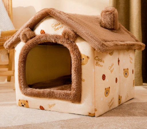 a display image of the Snugglebugsupply's Removable and Foldable Pet House