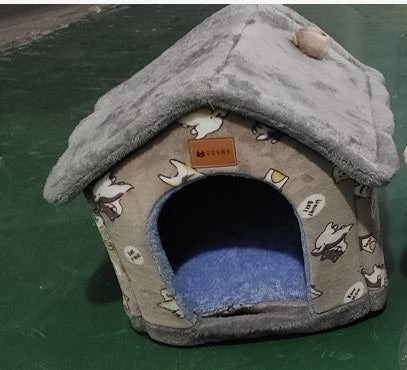 a display image of the Snugglebugsupply's Removable and Foldable Pet House 