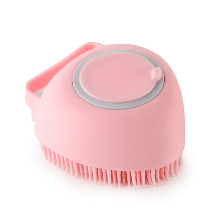 A display image of the snugglebugsupply's Pet Silicone Bathing Brush