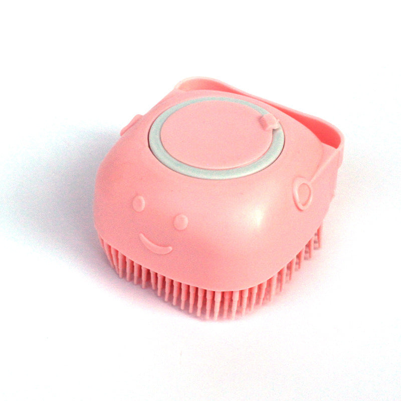 A display image of the snugglebugsupply's Pet Silicone Bathing Brush