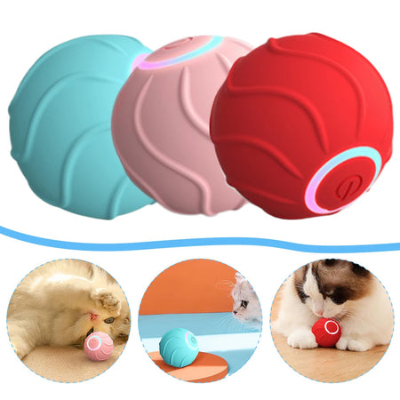 Interactive bouncing ball toy by SnuggleBugSupply, providing exercise and entertainment for pets.