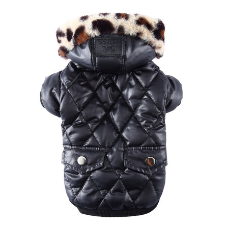 A display image of Snugglebugsupply's Cross-border dog winter clothes, variant color: black.