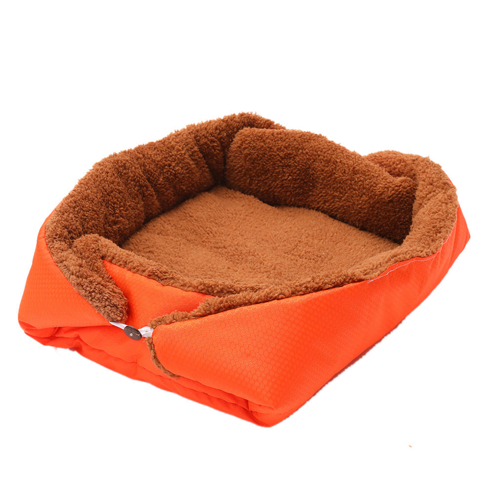 A display image of the snugglebugsupply's  Pet Soft Fleece Blanket Bed