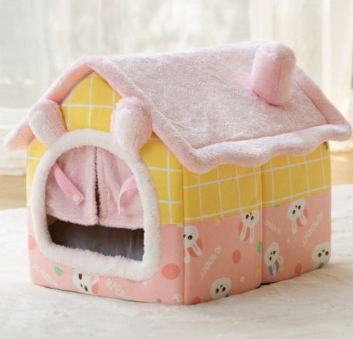 a display image of the Snugglebugsupply's Removable and Foldable Pet House