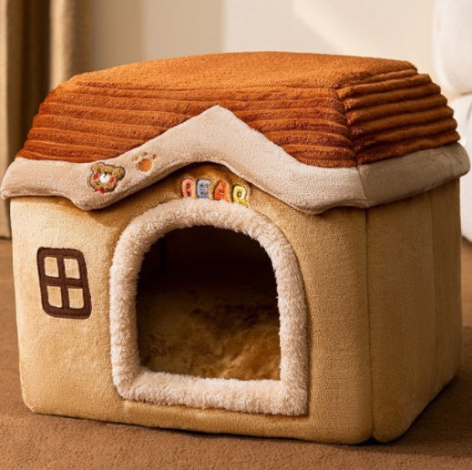 a display image of the Snugglebugsupply's Removable and Foldable Pet House