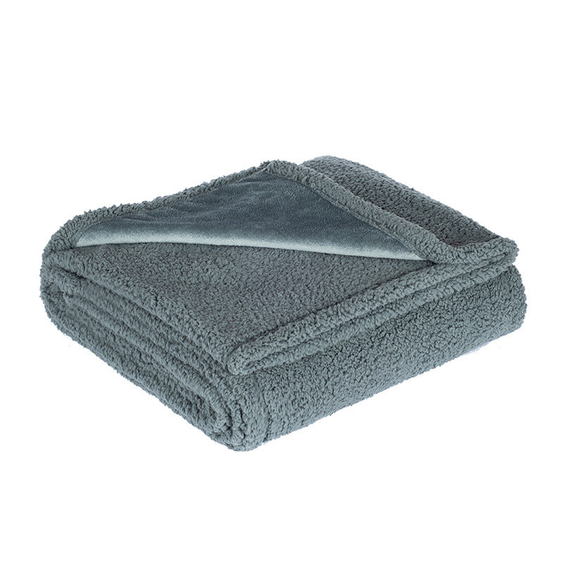 A display image of  the snugglebugsupply's Pet Thick Waterproof Cushion Blanket