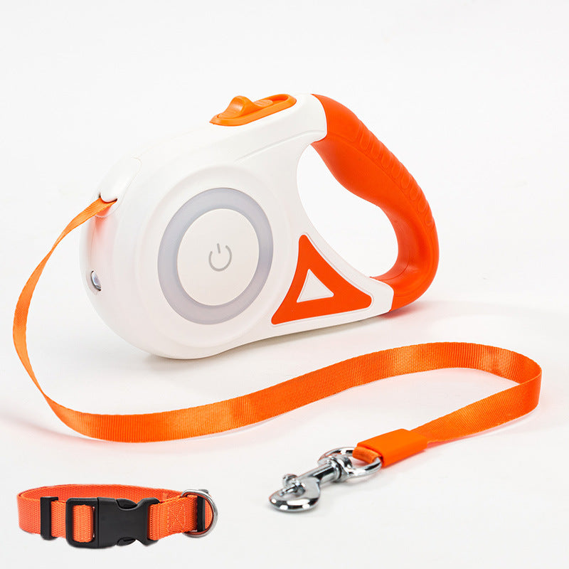 A display image of the Snugglebugsupply's Pet Automatic Retractable Leash