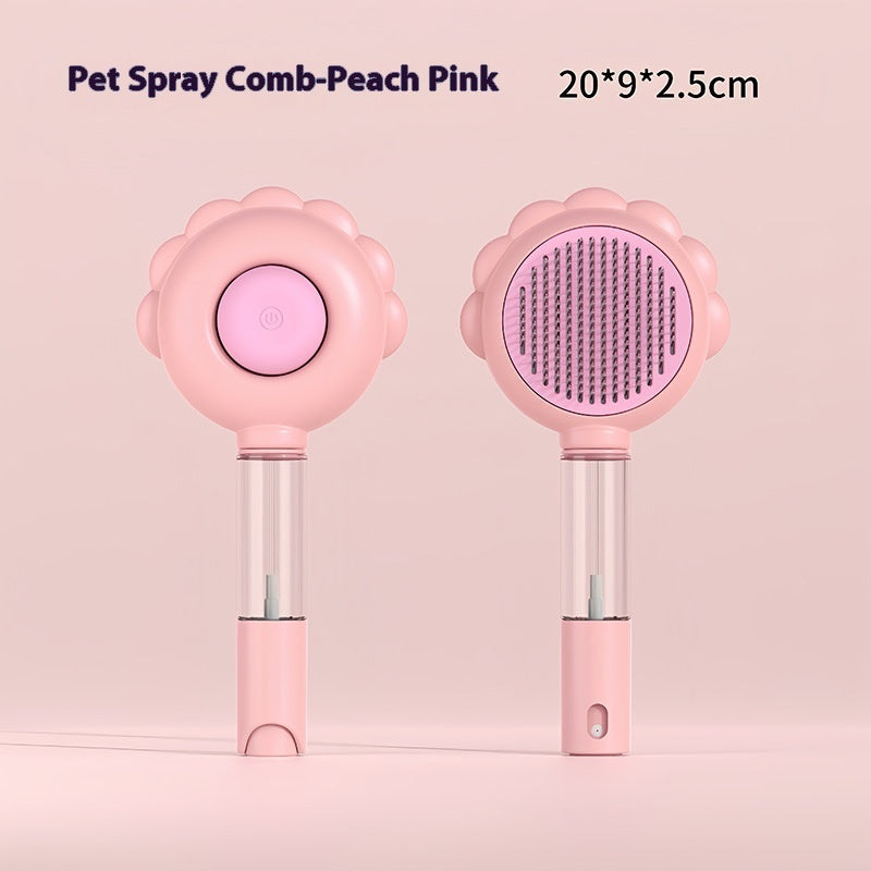 Dual-purpose pet hair remover cleaning lint and fur from clothes and furniture, ideal for pet owners.